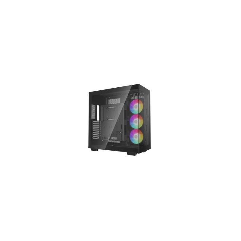 Gabinete Deepcool RCH780 mini ATX EATX GPU de hasta 480 mm. Capacidad 9 ventiladores de 120mm o 140mm. 3 radiadores de 420mm. US