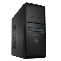 Gabinete ACTECK DASSEL P502 MidiTower PC ATX MicroATX Negro 500 W TL1
