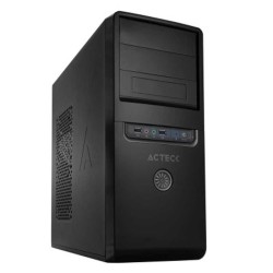 Gabinete ACTECK DASSEL P502 MidiTower PC ATX MicroATX Negro 500 W TL1