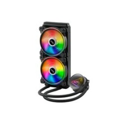 Enfriador liquido XPG LEVANTE X 240. Ventiladores ARGB 120 mm. Radiador aluminio 240mm. Intel LGA 1700 1200 115x y AMD AM5 AM4.