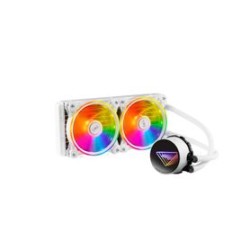 Enfriador liquido XPG LEVANTE X 240. Ventiladores ARGB 120 mm. Radiador aluminio 240mm. Intel LGA 1700 1200 115x y AMD AM5 AM4.