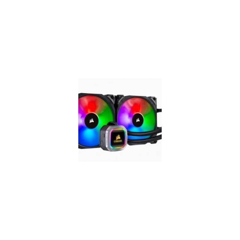 Enfriador H115I RGB  CORSAIR CW9060038WW/RF REFURBISH Negro Enfriador TL1