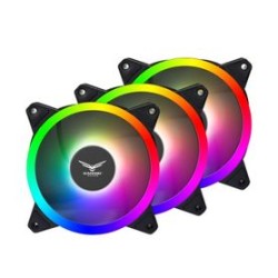 Kit 3 Ventiladores ARGB ORPHEUS C/Control NA0617  Naceb TL1
