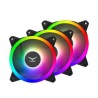 Kit 3 Ventiladores ARGB ORPHEUS C/Control NA0617  Naceb TL1