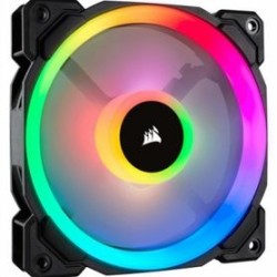Ventilador CORSAIR PWM CO9050071WW 16 Led RGB 2 Halos de Luz Optimizado con una Hoja de Ventilador de 120 mm Velocidad entre 600