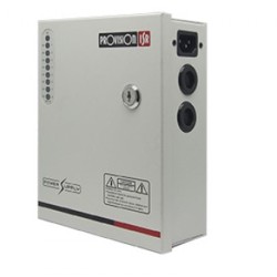 Fuente de poder centralizada de 8 canales de 12v 5amps. Marca Provision (PR5A8CHB) Soporta Backup Battery. SBNB600