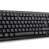 Kit de teclado y mouse multimedia alambrico TechZone con conexión USB mouse 1000 DPI´s 1 ano de garantia. TL1
