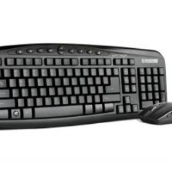 Kit Teclado y Mouse Inalámbrico VORAGO  KM303 Estándar 103 teclas Negro 10 m 1200 DPI  SBNB600