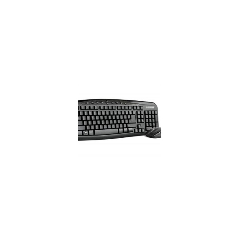Kit Teclado y Mouse Inalámbrico VORAGO  KM303 Estándar 103 teclas Negro 10 m 1200 DPI  SBNB600