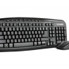 Kit Teclado y Mouse Inalámbrico VORAGO  KM303 Estándar 103 teclas Negro 10 m 1200 DPI  SBNB600