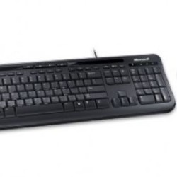 Kit de Teclado y Mouse MICROSOFT WIRED DESKTOP 600 USB Negro 400 DPI TL1