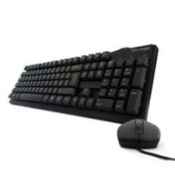 Kit Teclado y Mouse VORAGO KM106 105 teclas Negro 1000 DPI  SBNB600