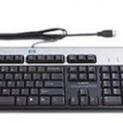 Kit de Teclado y Mouse USB para Servidor Hewlett Packard Enterprise 631341B21 Inglés Negro TL1