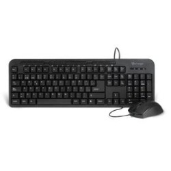 Kit Teclado y Mouse VORAGO KM107 Negro  TL1