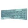 Kit Teclado y Mouse PERFECT CHOICE PC201243 Turquesa 10 m 800 / 1000 / 1600 DPI TL1
