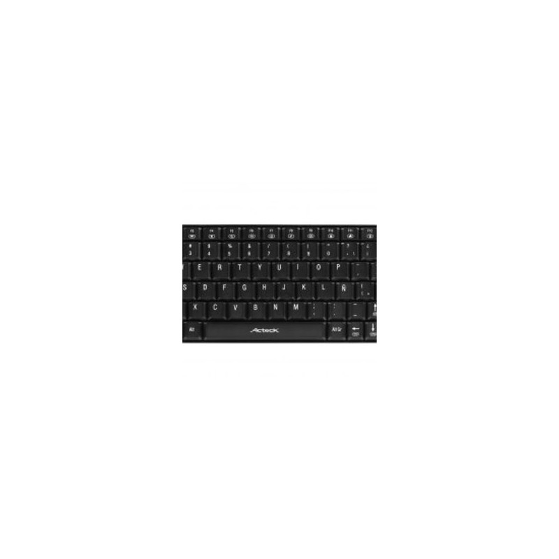 Kit Teclado y Mouse Inalámbrico ACTECK AC916622 Mini 79 teclas Negro 10 m TL1