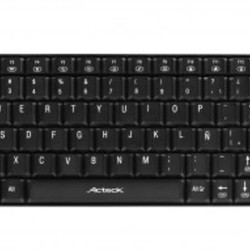 Kit Teclado y Mouse Inalámbrico ACTECK AC916622 Mini 79 teclas Negro 10 m TL1