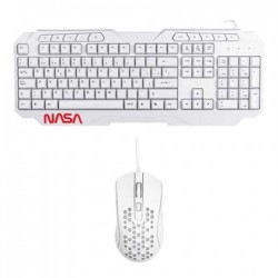 COMBO TECLAOD Y MOUSE NASA NSGC01 marca TechZone TL1