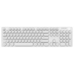 TECLADO GETTTECH GTI28201B IGNITE BACKLIGHT USB BLANCO 105 TECLAS TL1