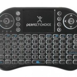 Mini Teclado PERFECT CHOICE PC201007 QWERTY Negro Universal Inalámbrico TL1