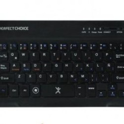 Teclado PERFECT CHOICE  Negro Inalámbrico Bluetooth TL1
