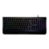 Teclado APOLO Balam Rush BR931359 USB Negro Iluminación de 3 colores Reposa munecas fijo TL1