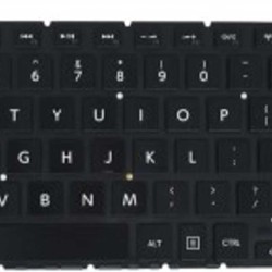 Teclado Color Negro (US) para Toshiba L50B L50DB L55B L55DB Luminoso ENTER DELGADO Battery First BFT549E Color negro. TL1