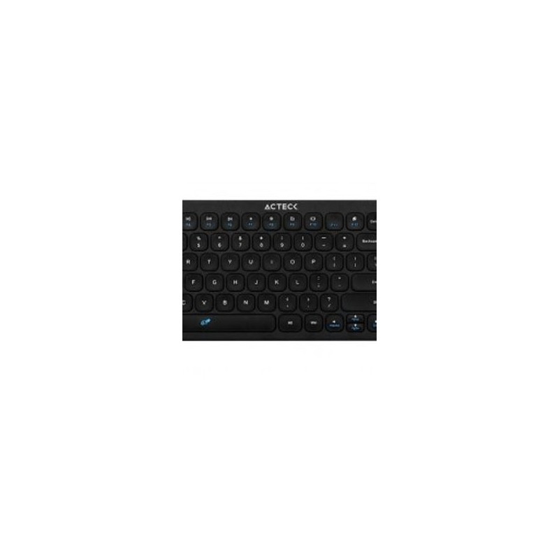 Teclado Inalámbrico con TouchPAD ACTECK MK410  USB QWERTY Negro Universal Inalámbrico TL1