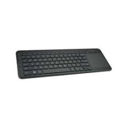 Teclado MICROSOFT AllinOne Media Keyboard USB QWERTY Inalámbrico Universal Negro TL1