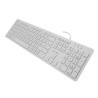 Teclado ACTECK TX22 105 teclas Conexión USB .Compatibilidad Windows xp vista 7/ 8 / 10 Color Blanco SBNB600