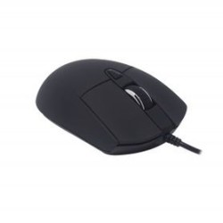 Mouse Naceb Technology NA0115N Negro 6 botones Alámbrico Óptico 800  2400 DPI TL1