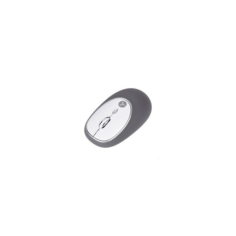 Mouse Inalámbrico de gel  Jelly  Mate Grey Techzone TZACMOI16 1200DPI  con bateria AAA incluida 3 botones con alcance de 10 m 60