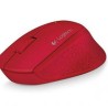 Mouse LOGITECH M280 Rojo 3 botones USB Óptico 1000 DPI TL1