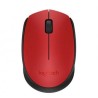 Mouse LOGITECH M170 Rojo RF inalámbrico TL1