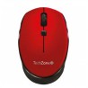 Mouse basico inalambrico TechZone hasta 1600 DPI´s 3 botones textura en rubber color rojo 1 ano de garantia. TL1