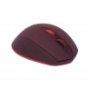 Mosue Naceb Technology NA0119R Rojo 6 botones Inalámbrico 1200  2400 DPI TL1