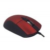 Mouse Naceb Technology NA0115R Rojo 6 botones Alámbrico Óptico 800  2400 DPI TL1