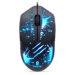 Mouse USB RGB XPLOTION BROBOTIX 263939  Negro 800/1200/1600 DPI TL1