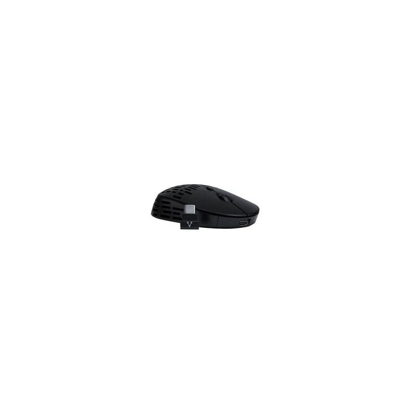 MOUSE VORAGO MO208 INALAMBRICO TIPO C Y BLUETOOTH HASTA 2400 DPI RECARGABLE NEGRO IDCARDKR2K