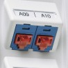 Kit De 10 Dispositivos Para Bloquear Puertos Rj45 Color Negro Incluye Llave De Extracción