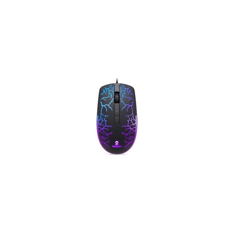 Mouse USB Iluminado RGB Storm  BROBOTIX 263946  Negro USB 800/1200/1600 DPI TL1