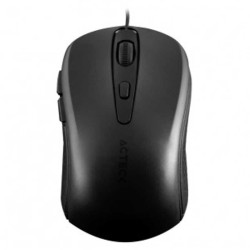Mouse Alambrico Essential  ACTECK MM271  Negro 5 botones Alámbrico 800/1200/1600/2000 DPI TL1