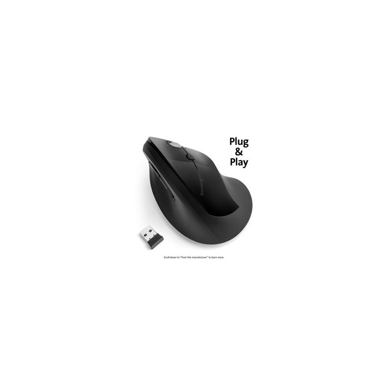 Mouse Kensington Pro Fit Ergo Vertical K75501WW Inalámbrico TL1