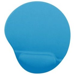 Mouse Pad C/ Almohadilla Tipo Gel AZUL TURQUESA Antiderrapante Monótono 24.521.50.2 Cms BROBOTIX  500074T TL1