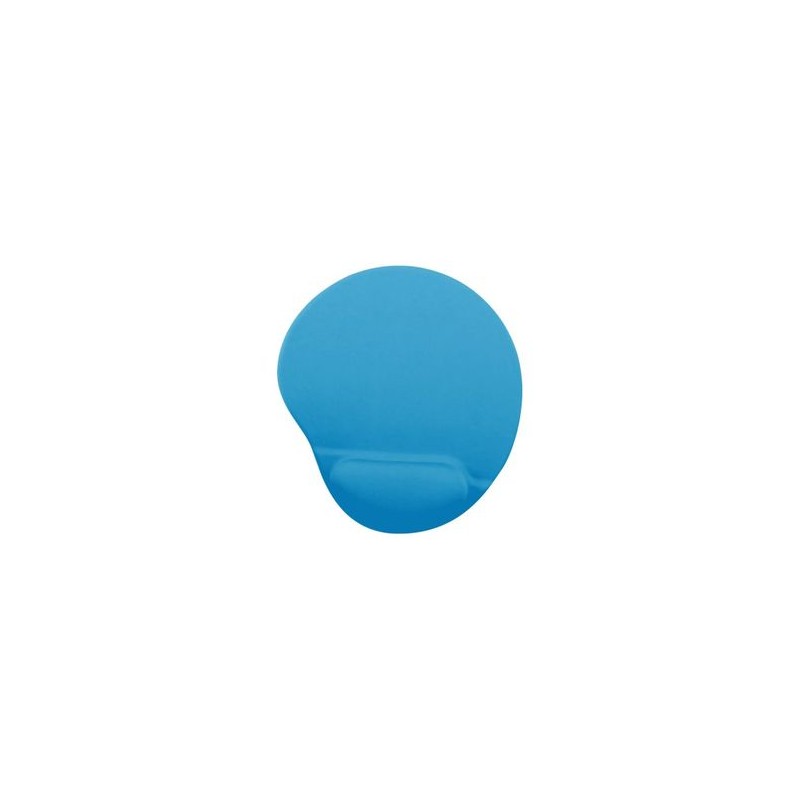 Mouse Pad C/ Almohadilla Tipo Gel AZUL TURQUESA Antiderrapante Monótono 24.521.50.2 Cms BROBOTIX  500074T TL1