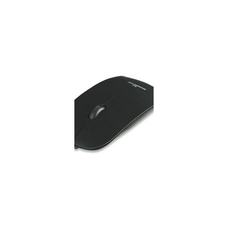 Mouse MANHATTAN Negro 3 botones USB Óptico 1000 DPI TL1
