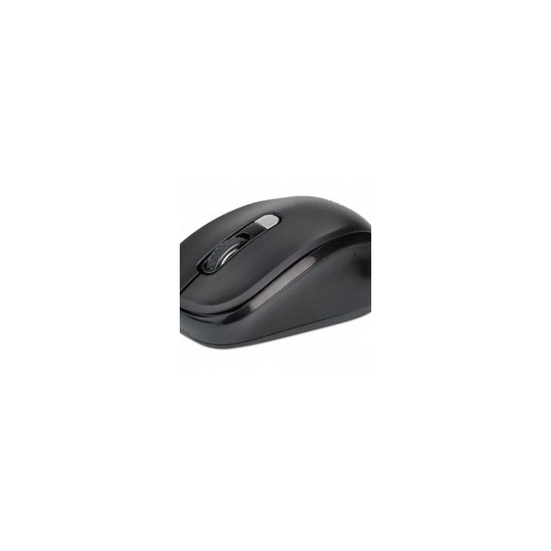 Mouse Inalámbrico MANHATTAN 179904 Negro USB 800/1200/1600 DPI TL1