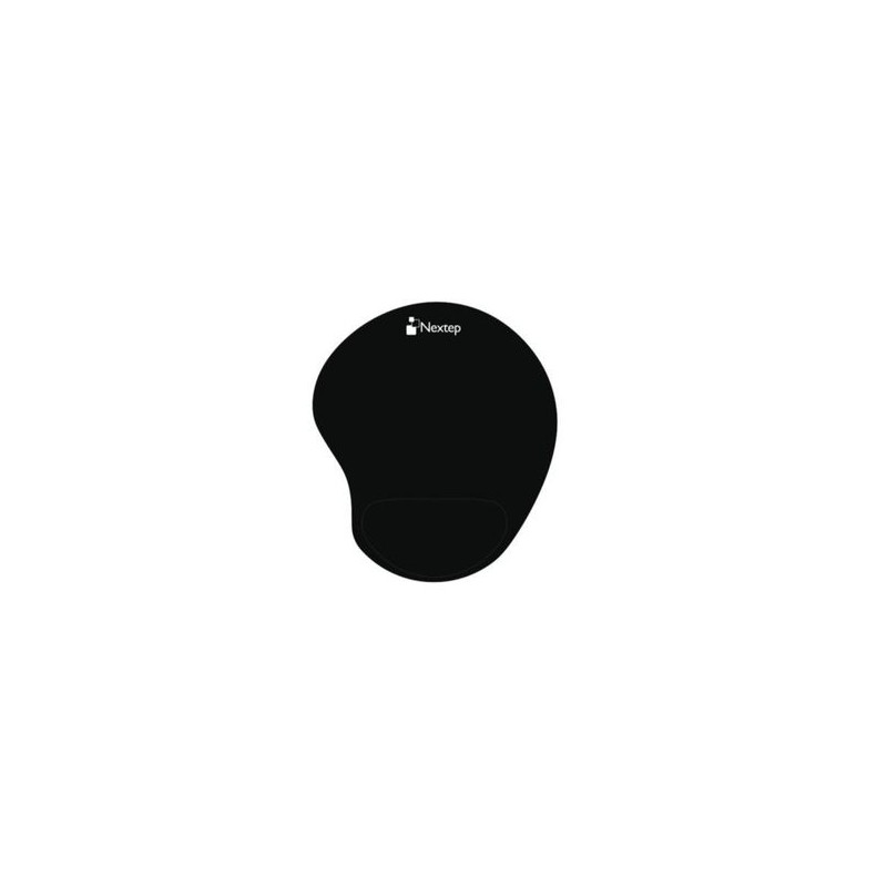 Mouse Pad Nextep NE418C Ergonómico Gel Color Negro con almohadilla dimensiones 23 cm y 20 cm 170 gr  6005460