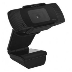 Webcam ACTECK USB 2.0JACK 3.5 MM WINDOWSMAC OSLINUX HD 720P GC154 Micrófono Externo Negra HAPTOS CW210 TL1