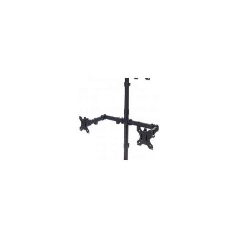 461566 Soporte para cuatro monitores movimiento con brazos de doble articulación monitores LCD de 13 pulgadas a 32 pulgadas hast